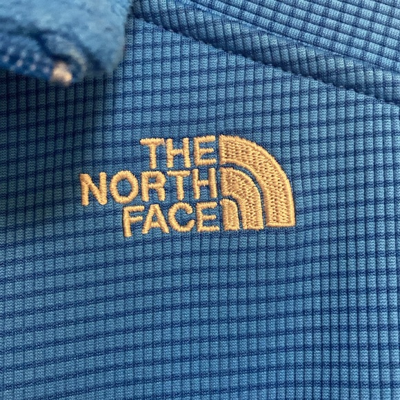 The North Face Kids Unisex XL Blue Full Zip Jacket Waffle Weave Polyester - Picture 4 of 9